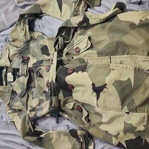 DEPT Camo Trench Coat